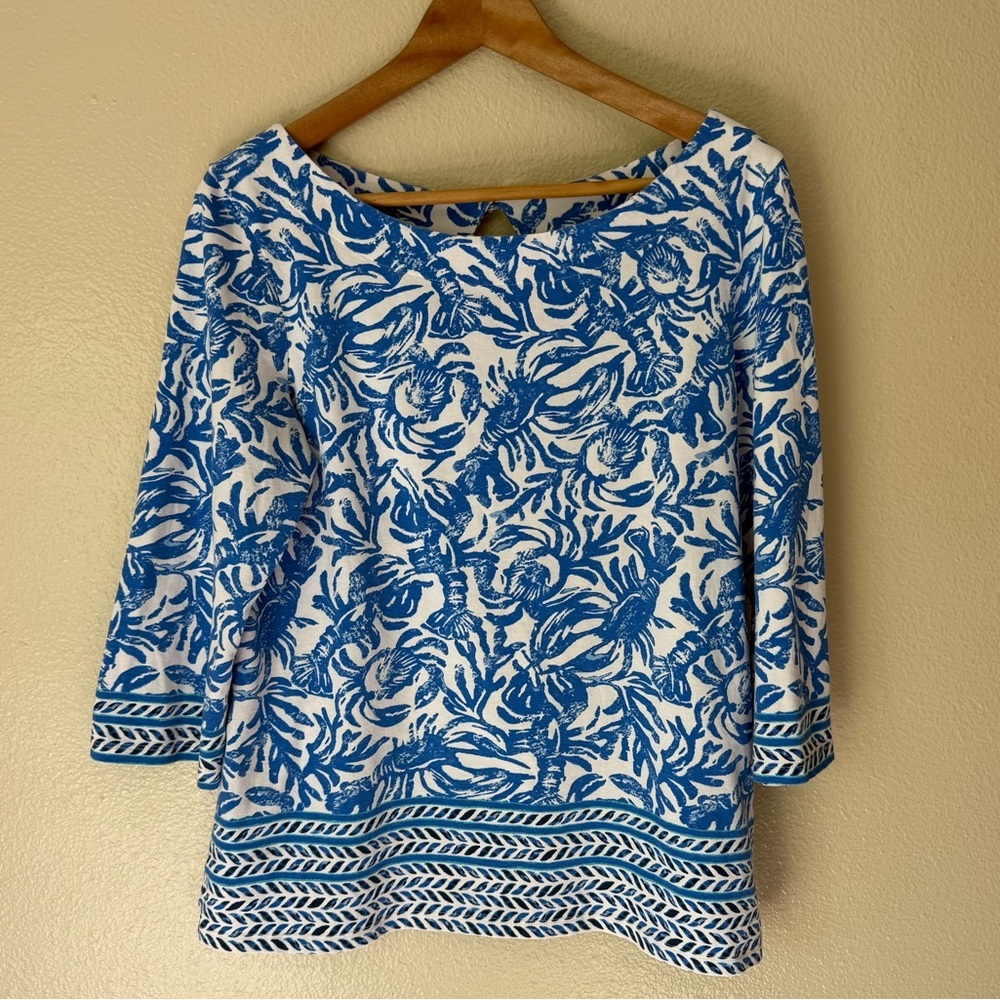 LILLY PULITZER Lobster On A Roll Top